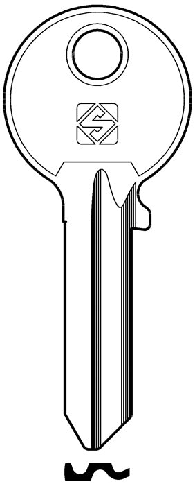 Silca CHIAVE ASC CS207 (G. VAC 2) CISA 20.00 pz