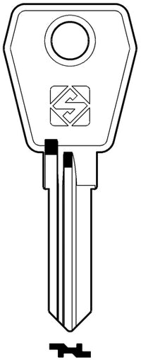 Silca CHIAVE ASC EU16R (G. VAE 0) EURO LOCKS 20.00 pz