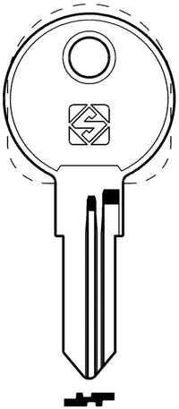 Silca CHIAVE ASC HF75 (G. VAE 0) HAFELE 20.00 pz