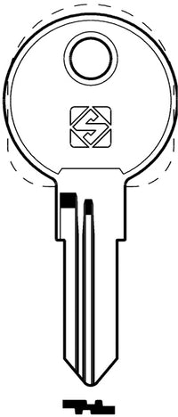 Silca CHIAVE ASC HF75R (G. VAE 1) HAFELE 20.00 pz