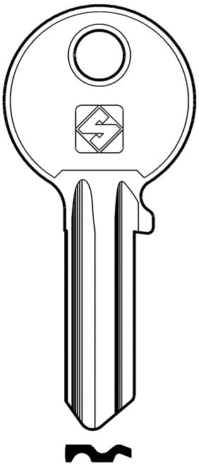 Silca CHIAVE ASC IE224 (G. VAC 0) ISEO 20.00 pz