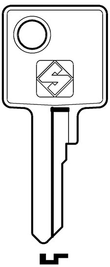 Silca CHIAVE ASC MER24 (G. VAC 0) MERONI 20.00 pz