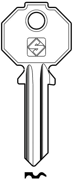 Silca CHIAVE ASC PF072 (G. VAC O) PREFER 20.00 pz