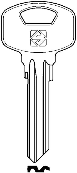 Silca CHIAVE ASC YA91SM (G. VAC 3) YALE 20.00 pz