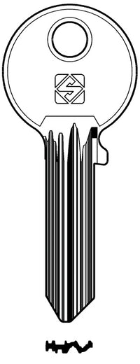 Silca CHIAVE OTTONE AB63 (G. VAC 1) ABUS 20.00 pz