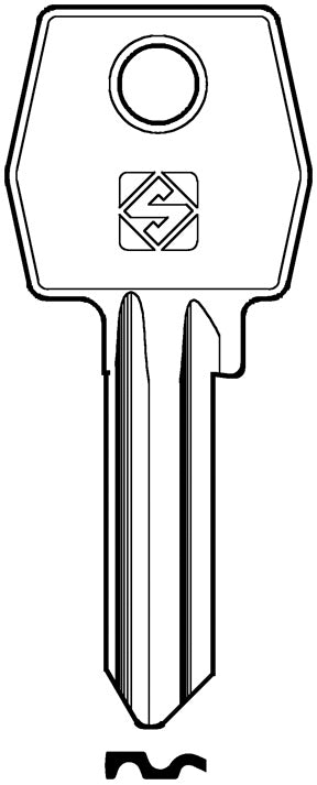 Silca CHIAVE OTTONE AGB1 (G. VAC 0) AGB 20.00 pz