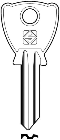 Silca CHIAVE OTTONE BE202 (G. VAC 0) BETA 20.00 pz