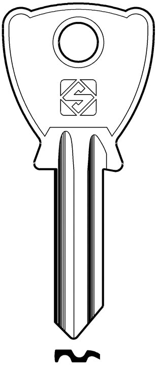 Silca CHIAVE OTTONE BE202 (G. VAC 0) BETA 20.00 pz