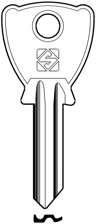 Silca CHIAVE OTTONE BE203 (G. VAC 0) BETA 20.00 pz