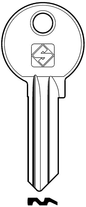 Silca CHIAVE OTTONE CB5 (G. VAC 0) CORBIN 20.00 pz