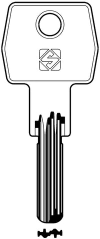 Silca CHIAVE OTTONE CB98 (G. VAG 2) CORBIN 10.00 pz