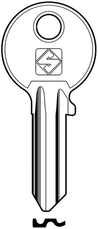 Silca CHIAVE OTTONE CS205 (G. VAC 2) CISA 20.00 pz