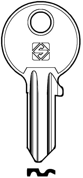 Silca CHIAVE OTTONE CS4 (G. VAC 0) CISA 20.00 pz