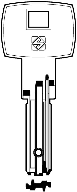 Silca CHIAVE OTTONE DM144 (G. VAG 4) DOM 5.00 pz