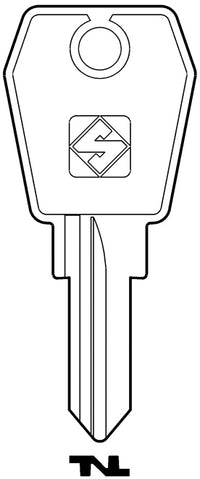 Silca CHIAVE OTTONE EU5R (G. VAE 0) EURO LOCKS 20.00 pz