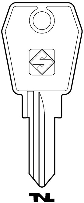 Silca CHIAVE OTTONE EU5R (G. VAE 0) EURO LOCKS 20.00 pz
