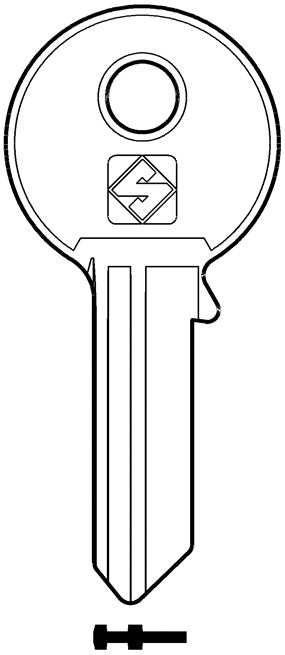 Silca CHIAVE OTTONE FM2 (G. VAC 0) FASEM 20.00 pz