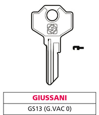 Silca CHIAVE OTTONE GS13 (G. VAC 0) GIUSSANI 20.00 pz