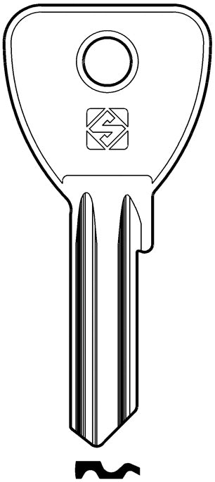Silca CHIAVE OTTONE OC5 (G. VAC 0) OMEC 20.00 pz