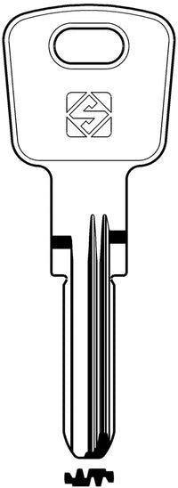 Silca CHIAVE OTTONE OC6 (G. VAG 2) OMEC 10.00 pz