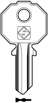 Silca CHIAVE OTTONE PF5S (G. VAC 0) PREFER 20.00 pz