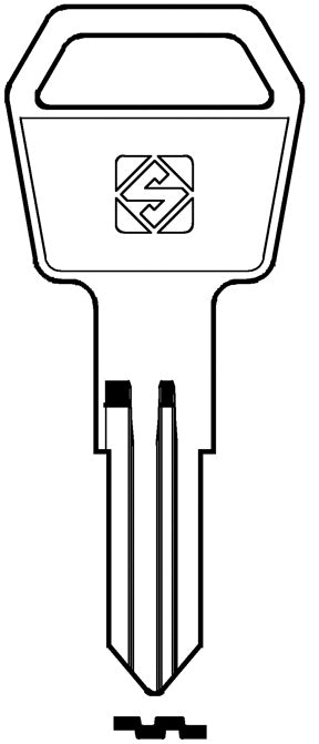 Silca CHIAVE OTTONE RC6R (G. VAC 0) CINA 20.00 pz