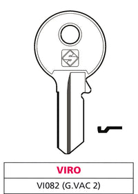 Silca CHIAVE OTTONE VI082 (G. VAC 2) VIRO 20.00 pz