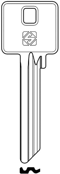 Silca CHIAVE OTTONE VI38 (G. VAD 1) VIRO 20.00 pz