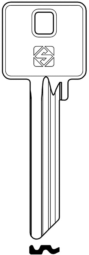 Silca CHIAVE OTTONE VI38 (G. VAD 1) VIRO 20.00 pz