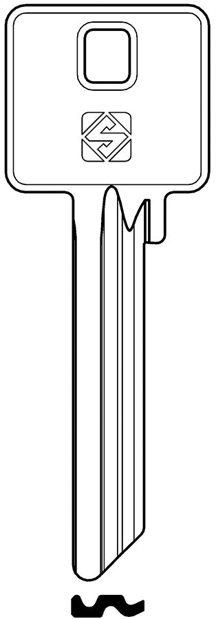 Silca CHIAVE OTTONE VI38 (G. VAD 1) VIRO 20.00 pz