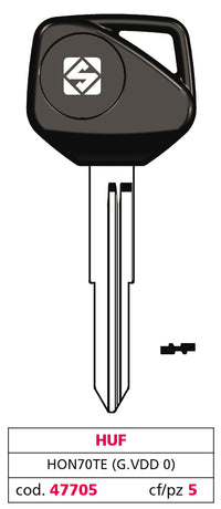 Silca CHIAVE PER AUTO HON70TE (G. VDD 0) HUF 5.00 pz