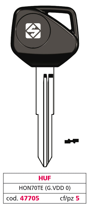 Silca CHIAVE PER AUTO HON70TE (G. VDD 0) HUF 5.00 pz