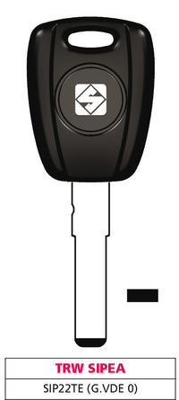 Silca CHIAVE PER AUTO SIP22TE (G. VDE 0) TRW SIPEA 5.00 pz