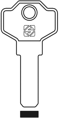 Silca CHIAVE PUNZONATA OTTONE GS18 (G. VAG 1) GIUSSANI 5.00 pz