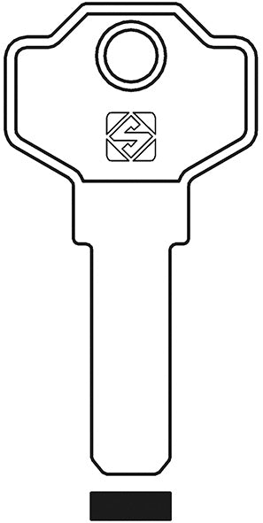 Silca CHIAVE PUNZONATA OTTONE GS18 (G. VAG 1) GIUSSANI 5.00 pz