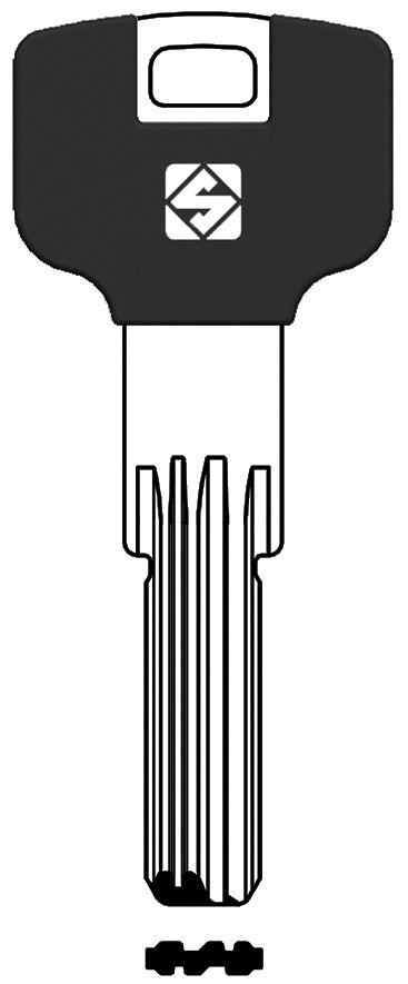 Silca CHIAVE PUNZONATA OTTONE PT7RAP (G. VAG 3) POTENT 5.00 pz