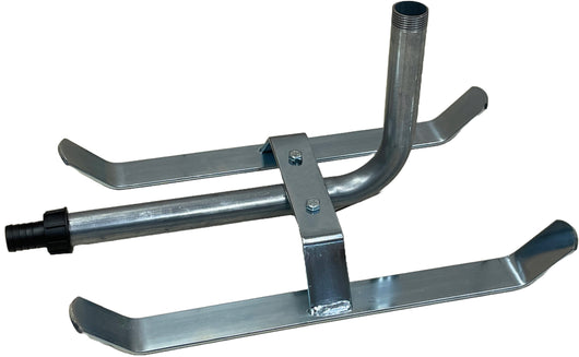 SLITTINO IN ACCIAIO PER IRRIGATORI mis. 1 M + portagomma