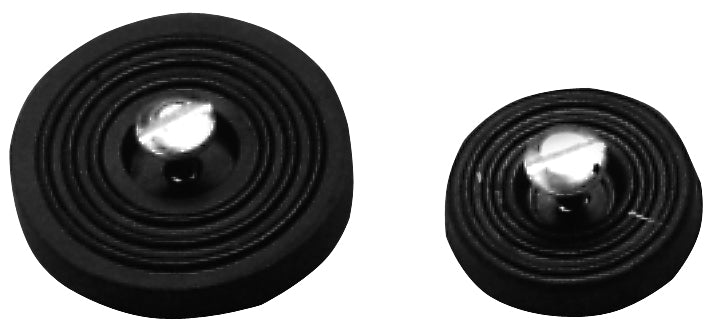 SOTTOSEDIE CON VITE Col. Nero Ø mm. 30  4 pz. 100.00 confezioni