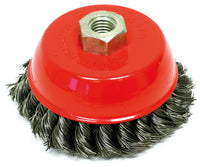 SPAZZOLA A TAZZA A MAZZETTI RITORTI attacco M14 Ø mm. 120