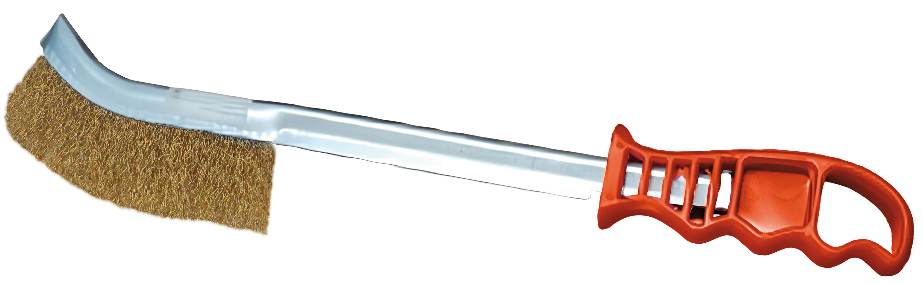 SPAZZOLA UNIVERSALE MANUALE FILI IN ACCIAIO manico lungo