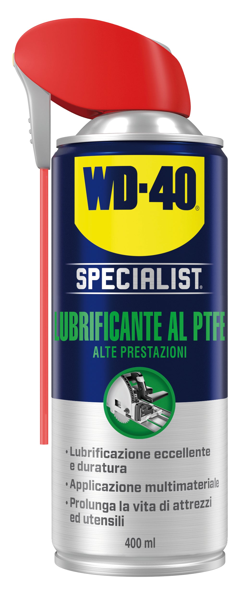 SPRAY WD-40 LUBRIFICANTE ALTE PRESTAZIONI AL PTFE  ml. 400 12.00 pz