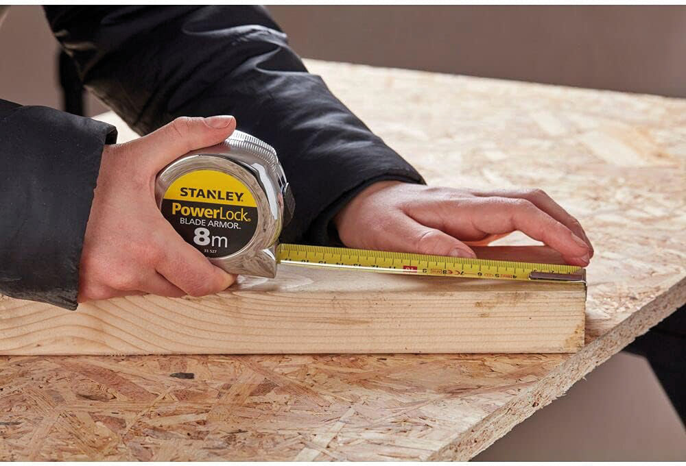 Stanley FLESSOMETRO POWERLOCK BLADE ARMOR  mt. 8x25 mm.