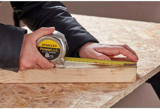Stanley FLESSOMETRO POWERLOCK BLADE ARMOR  mt. 8x25 mm.