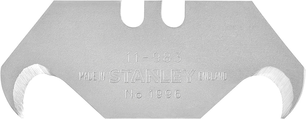 Stanley LAMA DI RICAMBIO AD UNCINO PER TAGLIERINI larghezza mm. 48  100 PZ.