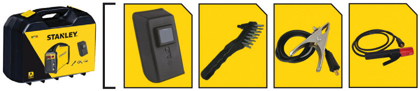 Stanley SALDATRICE AD INVERTER SIRIO 140  4,2 kW - 130 Amp  VALIGETTA+ACCESSORI