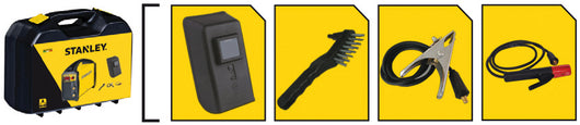 Stanley SALDATRICE AD INVERTER SIRIO 210  5,0 kW - 190 Amp  VALIGETTA+ACCESSORI