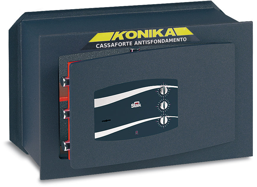 Stark CASSAFORTE DA MURO Chiusura con chiave+combinatore mm. 420x195x280 h