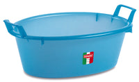 Stefanplast BACINELLA OVALE AZZURRA lt. 16 - Ø cm. 50x18 h