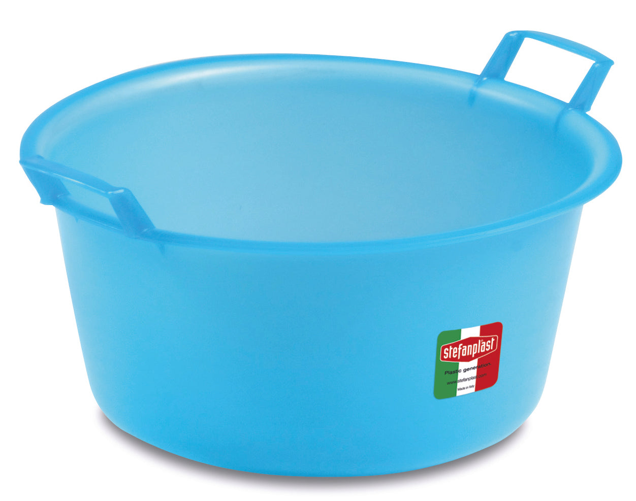 Stefanplast BACINELLA TONDA AZZURRA  lt. 30 - Ø cm. 50x24 h