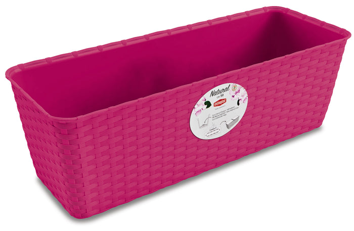 Stefanplast BALCONETTA NATURAL CON RISERVA cm. 40x16x13 h col. Bianco